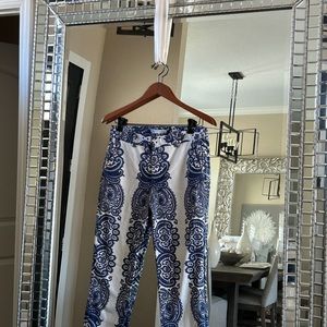 Zara, size 4 print capri pant